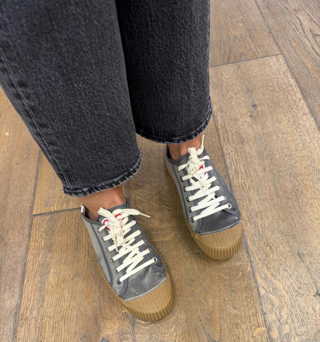 Baskets en velours grey MIST ARNACOEUR