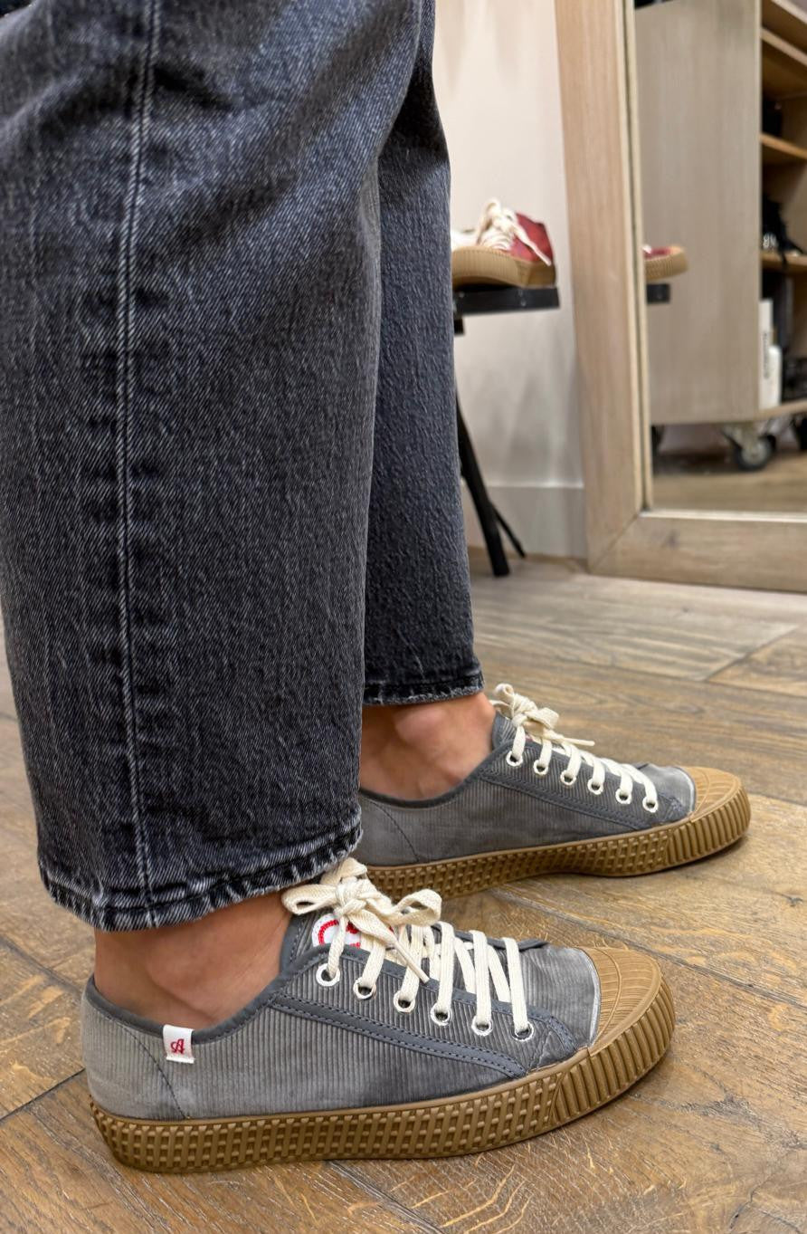 Baskets en velours grey MIST ARNACOEUR