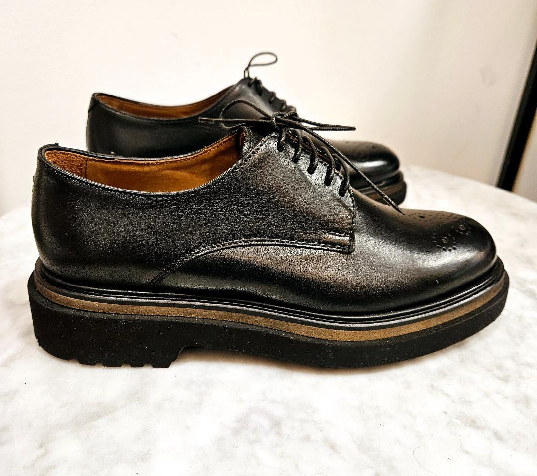 Derbies D112 Noir ELLA (Italie) Reste 40 !