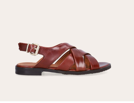 Sandale A8502 en cuir cognac BILLI BI