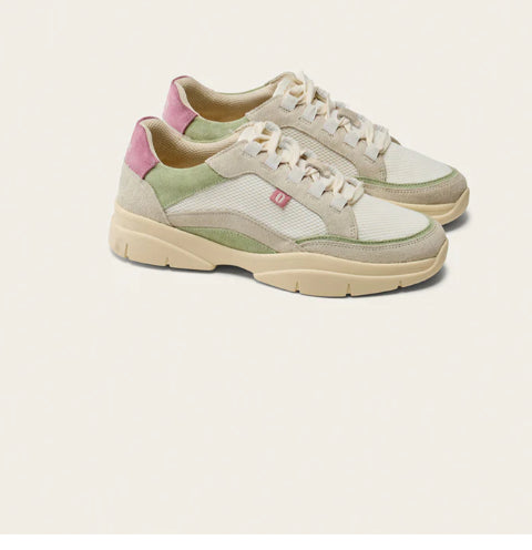 Basket Laura Ivoire Vert ODAJE (ancien M MOUSTACHE) Reste 40 !