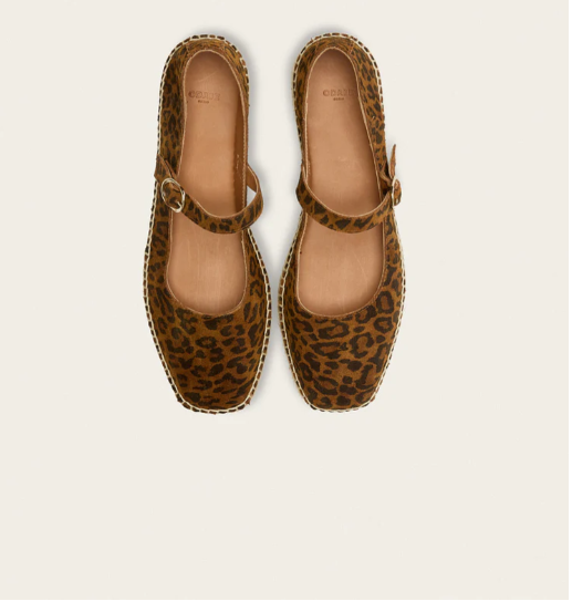 Ballerine BEBI suède léopard ODAJE ex M MOUSTACHE Reste 37 !!!