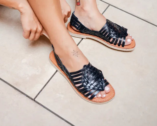 Sandale LEONORA NOIR MAPACHE