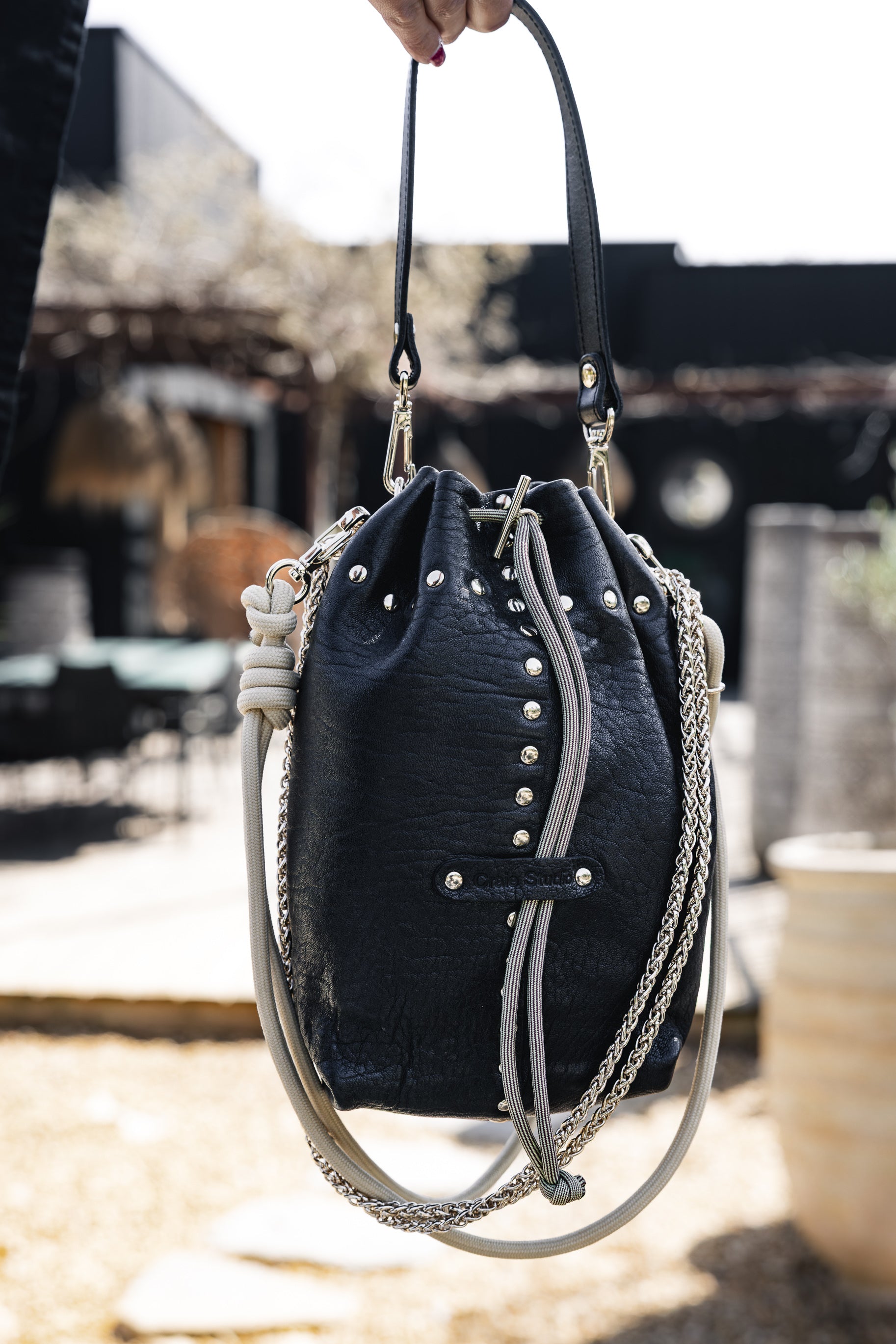 Sac BECO STUD Bubble Noir CRAIE STUDIO