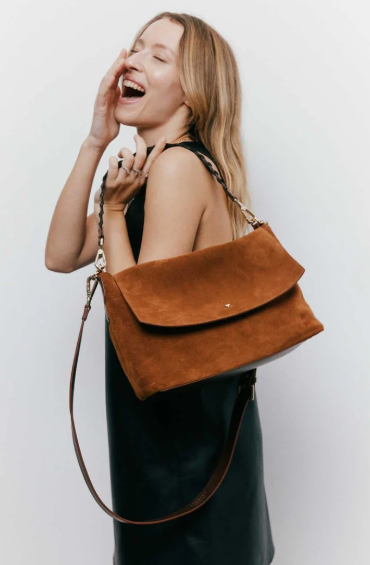 Sac bandoulière BENSON velours Castagna HERBERT FRERE SOEUR