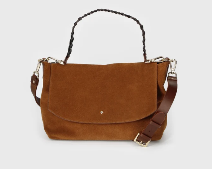 Sac bandoulière BENSON velours Castagna HERBERT FRERE SOEUR