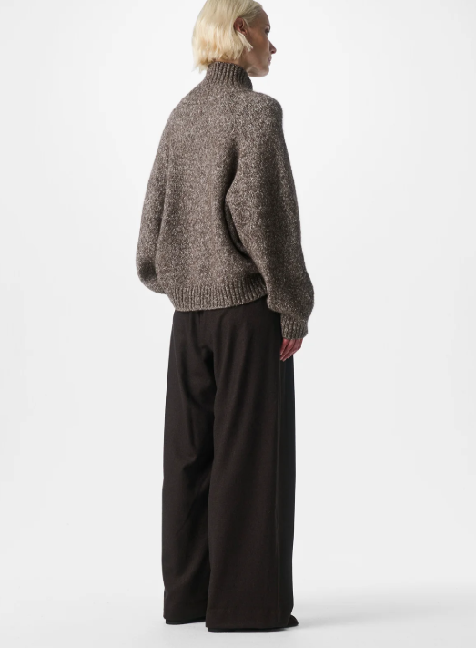 Pull en laine ZENGGI Y03-1032 Brownstone