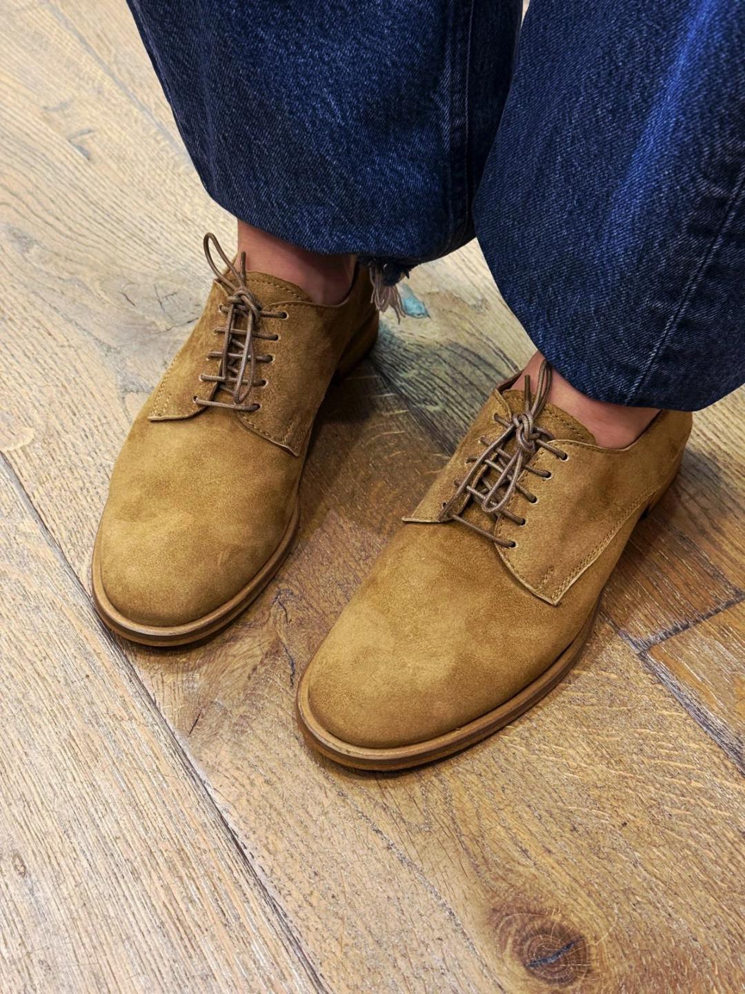 Derbies D111SF caramello ELLA FLECS