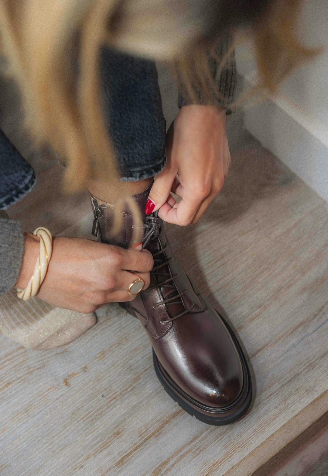 Bottine D134 Bufalo Ebano ELLA ITALIE Dernière en T39 !