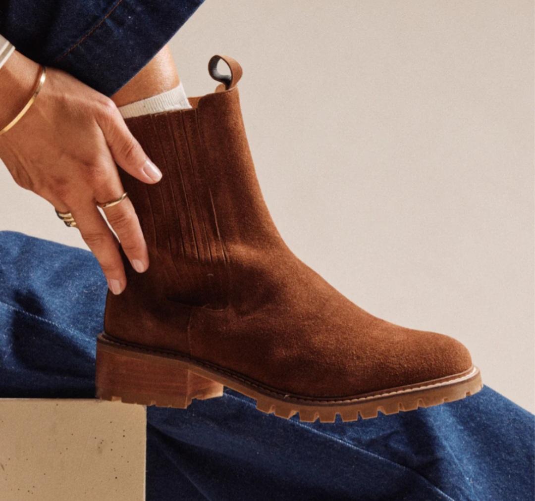 Bottines Dorianne suède Marron ODAJE (ancien M MOUSTACHE)