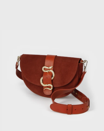Sac en cuir GABIE CRUSH Bi Mat Wine HERBERT FRERE SOEUR