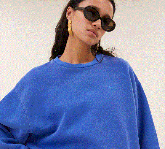 Sweat LILI LUCKY Blue BY BAR NEW NEW !