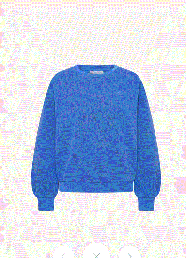 Sweat LILI LUCKY Blue BY BAR NEW NEW !