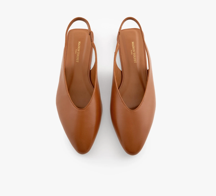 Ballerine Mariana camel MAISON TOUFET