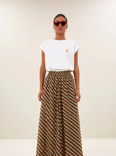 T-shirt Tobi blanc BY BAR