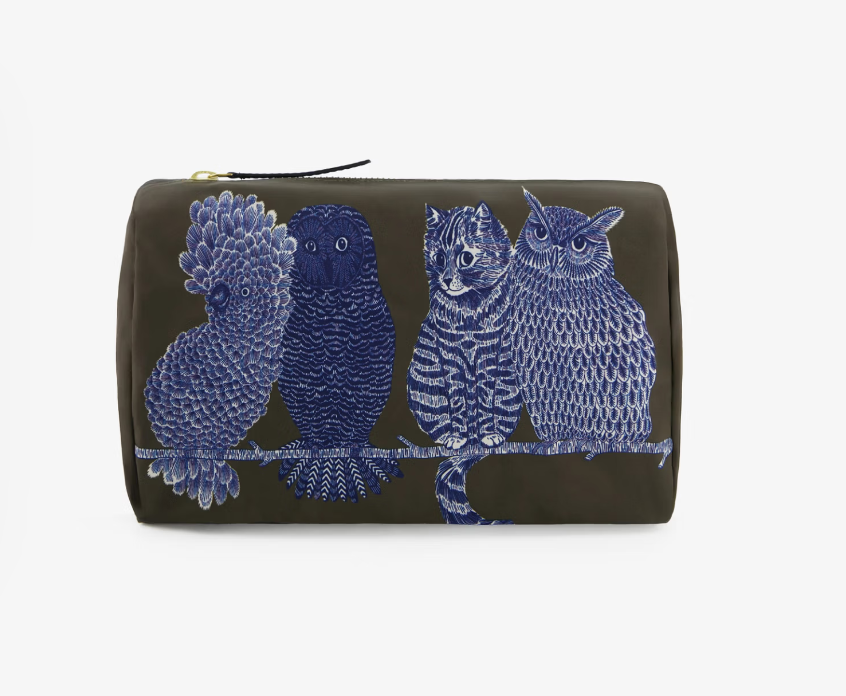 Trousse small CHOUETTE KAKI Inoui Editions
