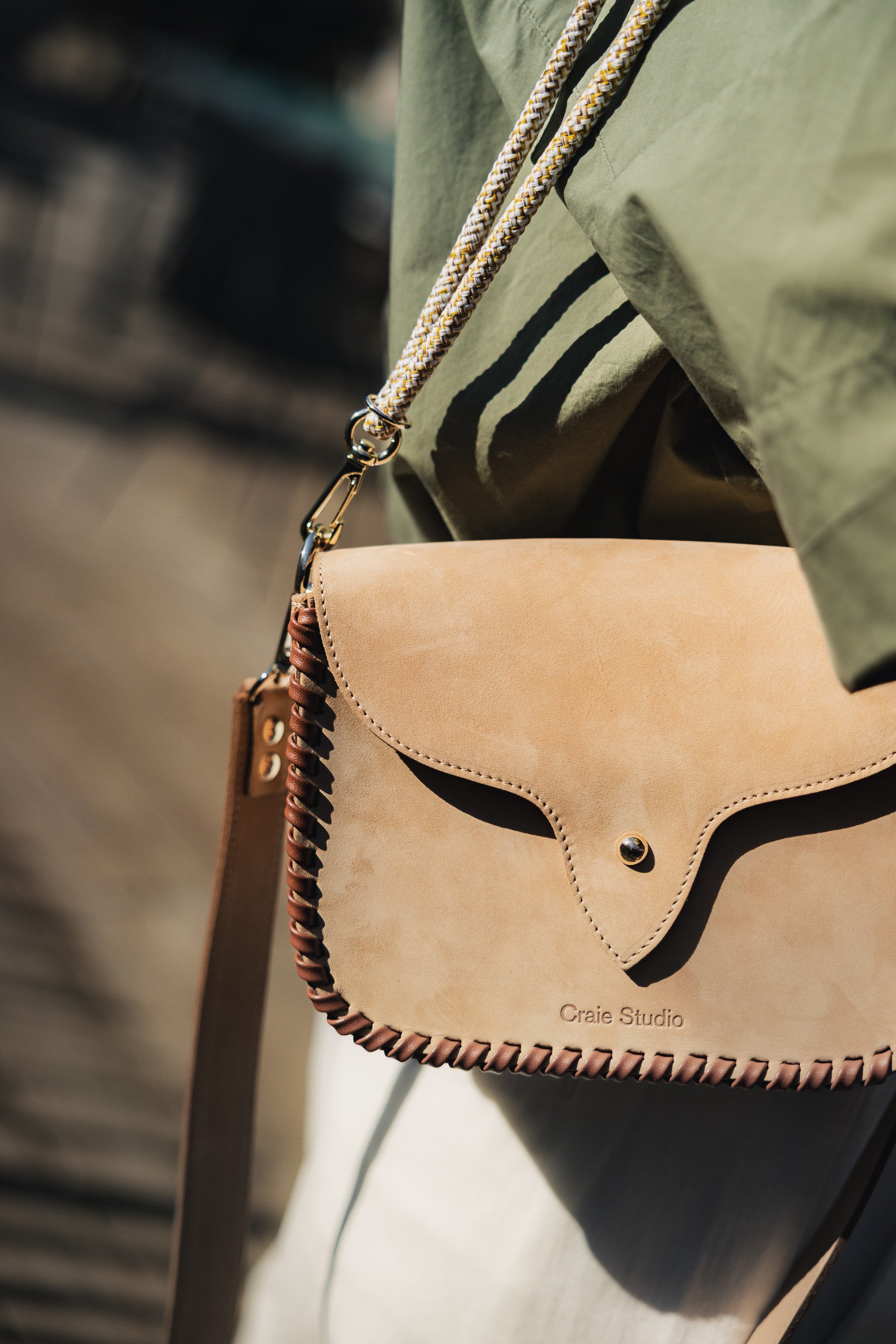 Sac WEST Nubuck Sand CRAIE STUDIO