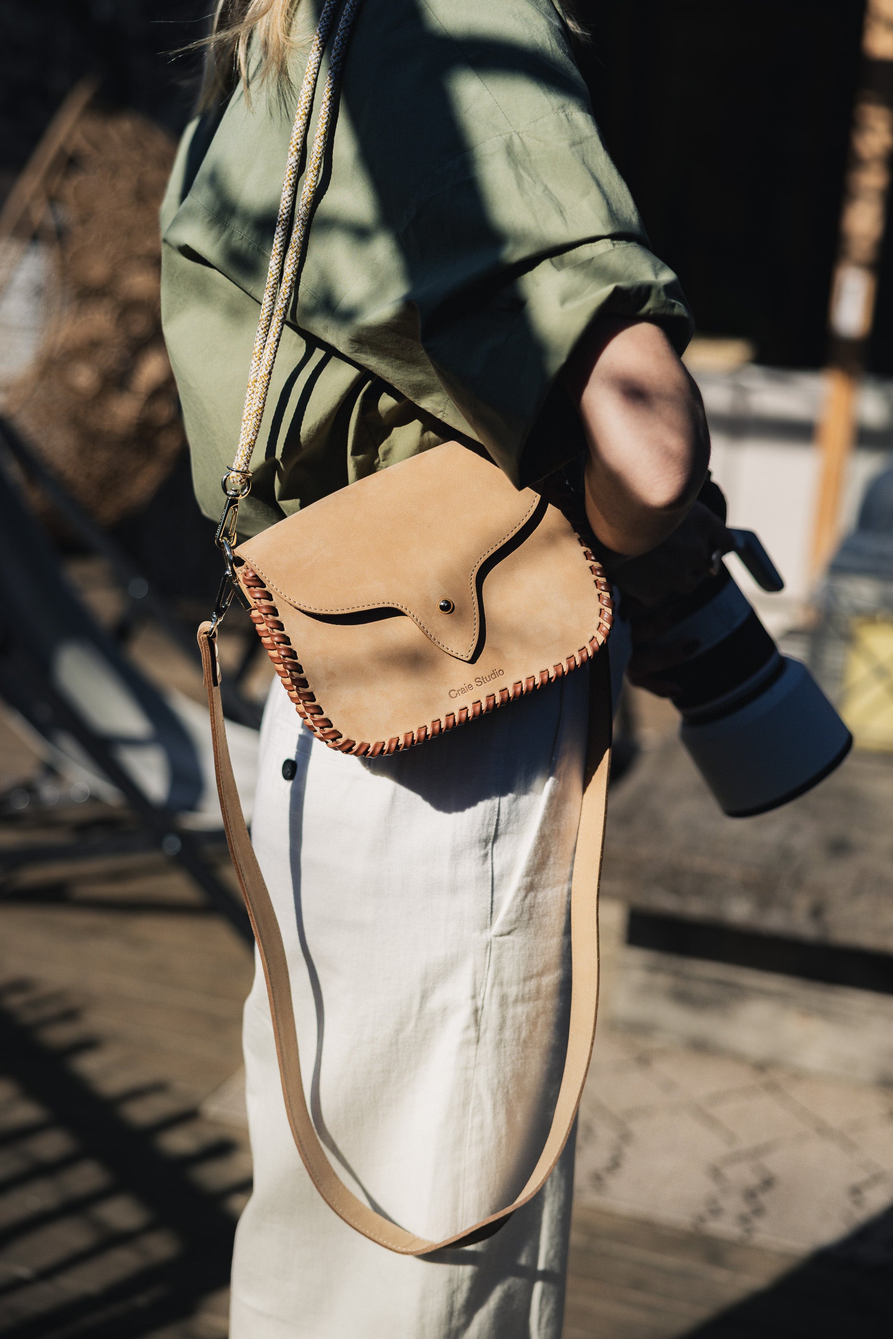 Sac WEST Nubuck Sand CRAIE STUDIO