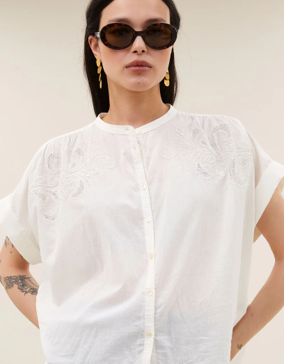 Blouse Ally blanche BY BAR Réassort en cours !