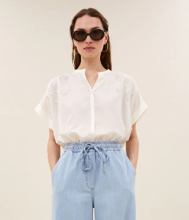 Blouse Ally blanche BY BAR Réassort en cours !