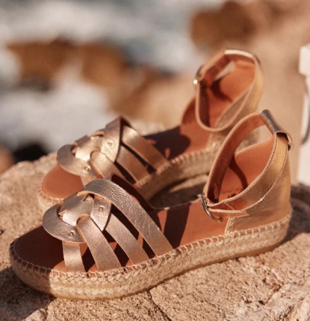 Espadrilles Azel Doré ODAJE ex M MOUSTACHE