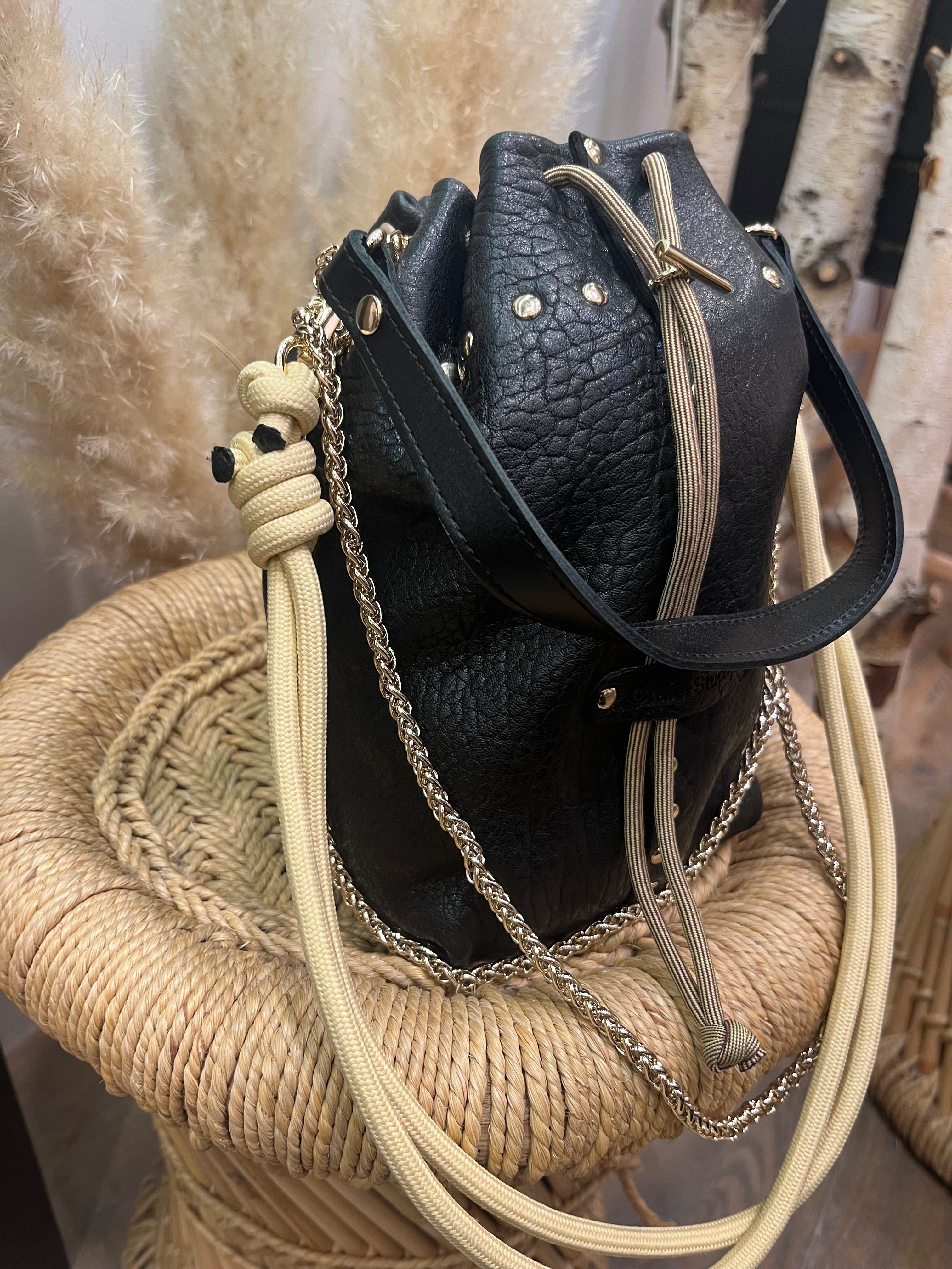 Sac BECO STUD Bubble Noir CRAIE STUDIO