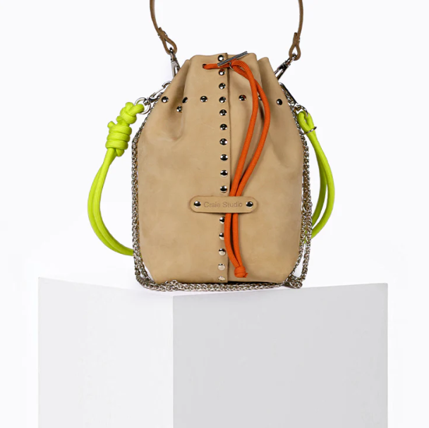 Sac BECO STUD Nubuck Sand CRAIE STUDIO