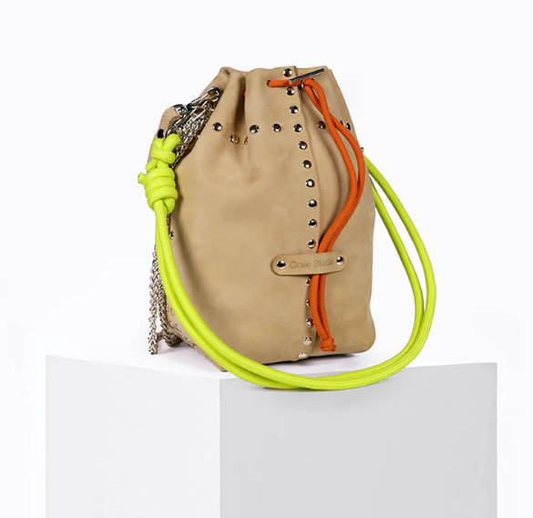 Sac BECO STUD Nubuck Sand CRAIE STUDIO
