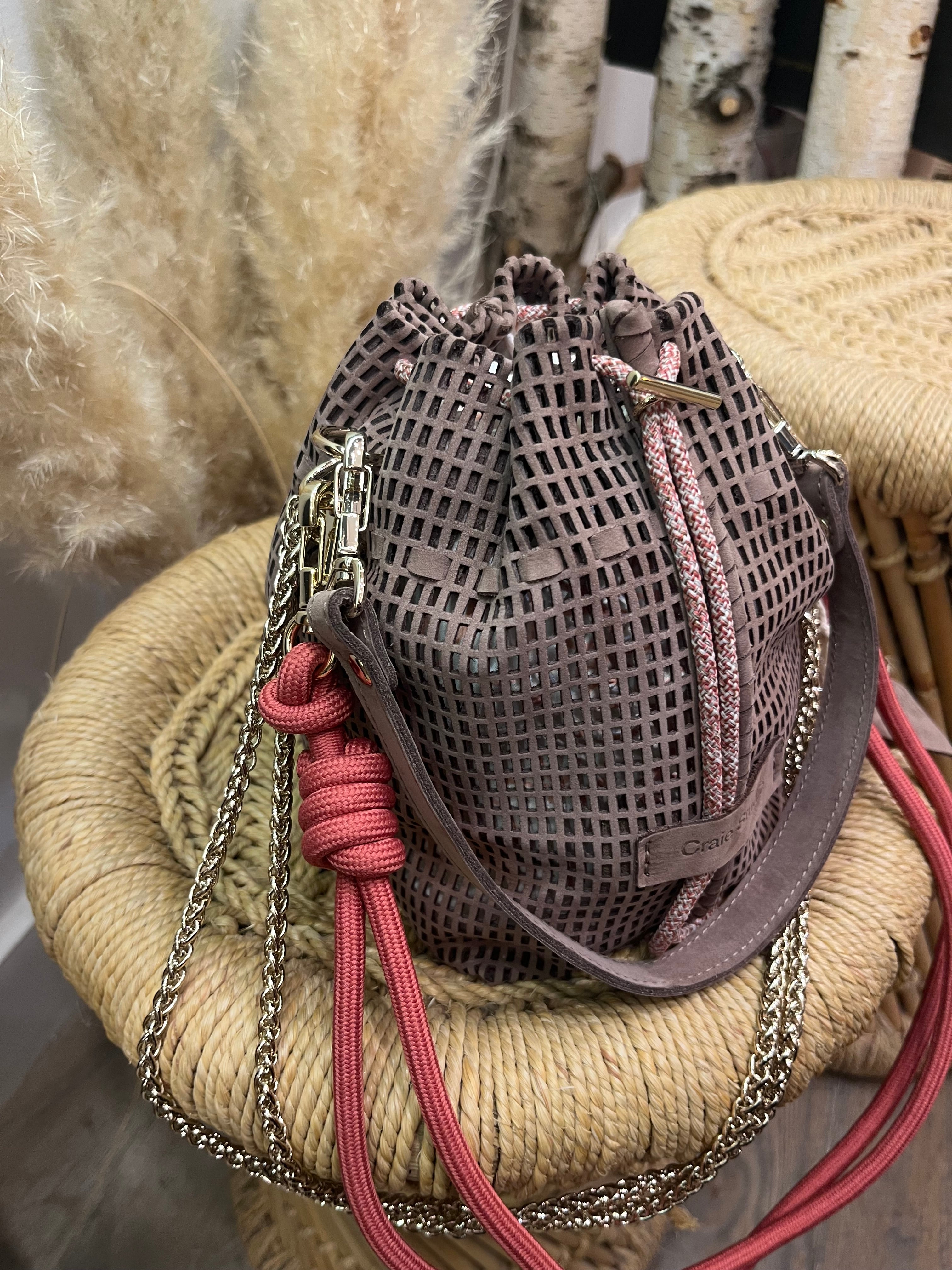 Sac BIBI Nubuck Taupe CRAIE STUDIO