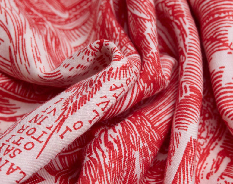 Carré 65 x 65 Piranesi rouge Inoui Editions