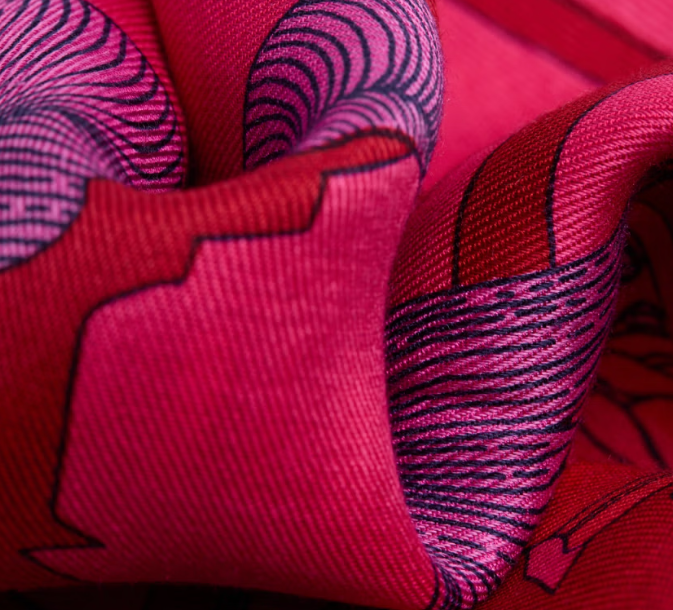 Carré 100 x 100 Rome rouge Inoui Editions