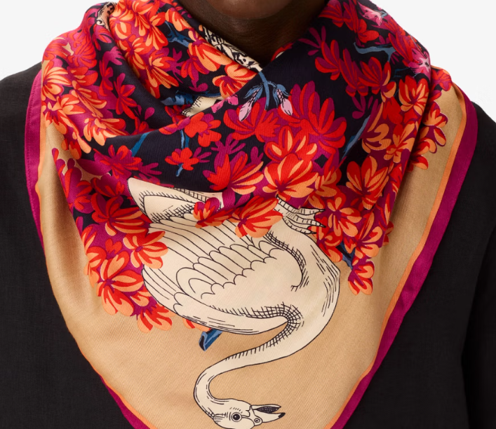 Carré 130 x 130 bestiaire fushia Inoui Editions