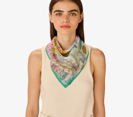 Carré 65 x 65 Robinson bleu Inoui Editions