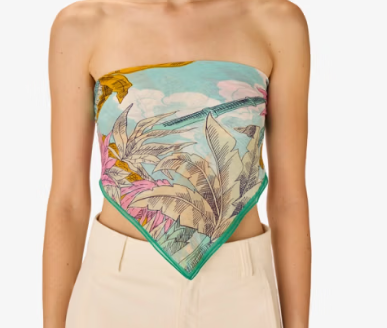 Carré 65 x 65 Robinson bleu Inoui Editions