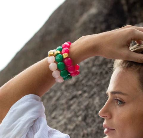 Bracelet bombom menthe PARABAYA