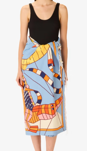 FOUTA Cerfs Volants orange INOUI EDITIONS