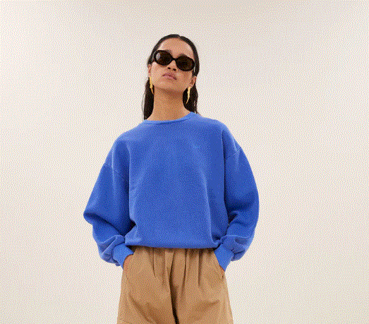 Sweat LILI LUCKY Blue BY BAR NEW NEW !