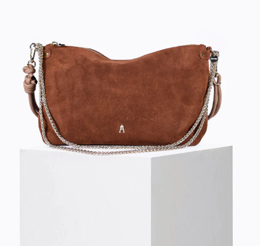 Sac MALLOW Daim Chestnut CRAIE STUDIO