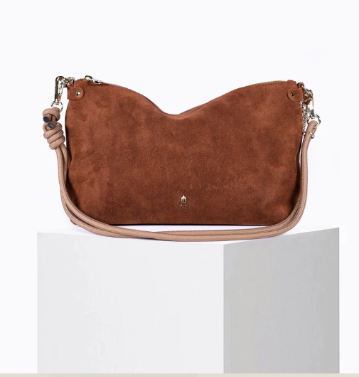 Sac MALLOW Daim Chestnut CRAIE STUDIO