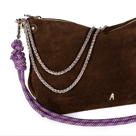 Sac MALLOW Daim Choco CRAIE STUDIO