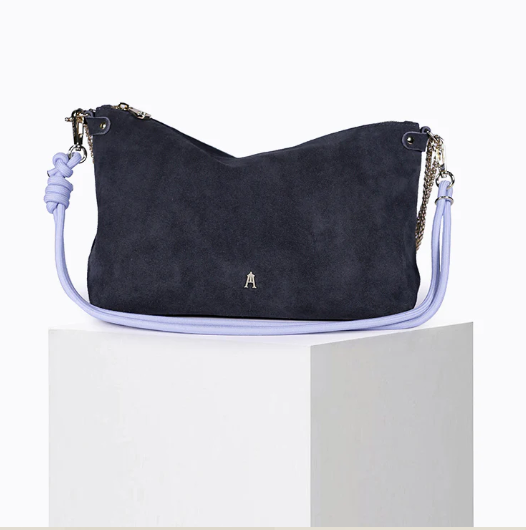 Sac MALLOW Daim Orage (bleu marine) CRAIE STUDIO