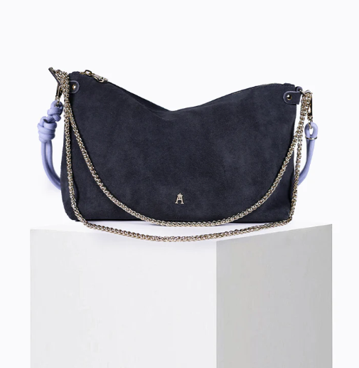 Sac MALLOW Daim Orage (bleu marine) CRAIE STUDIO