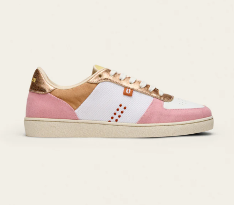 Basket Marie Rose Blanc ODAJE (ancien M MOUSTACHE)