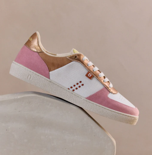 Basket Marie Rose Blanc ODAJE (ancien M MOUSTACHE)