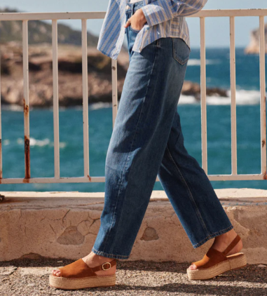 Espadrilles Maya suède ambre ODAJE ex M MOUSTACHE