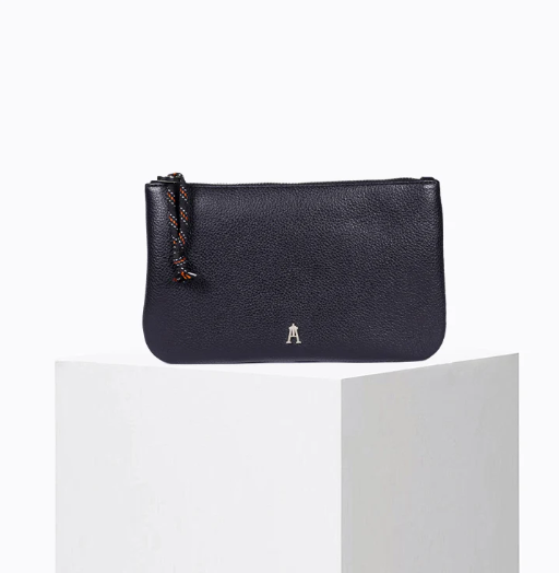 Petite Pochette Grainé Noir CRAIE STUDIO