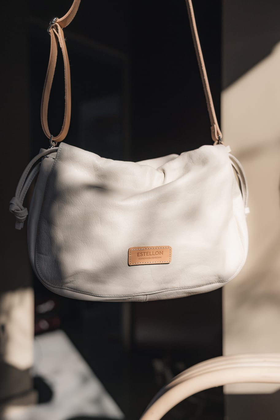 Sac Sarah M vanille ESTELLON