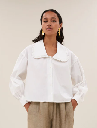 Blouse Semmy blanche BY BAR