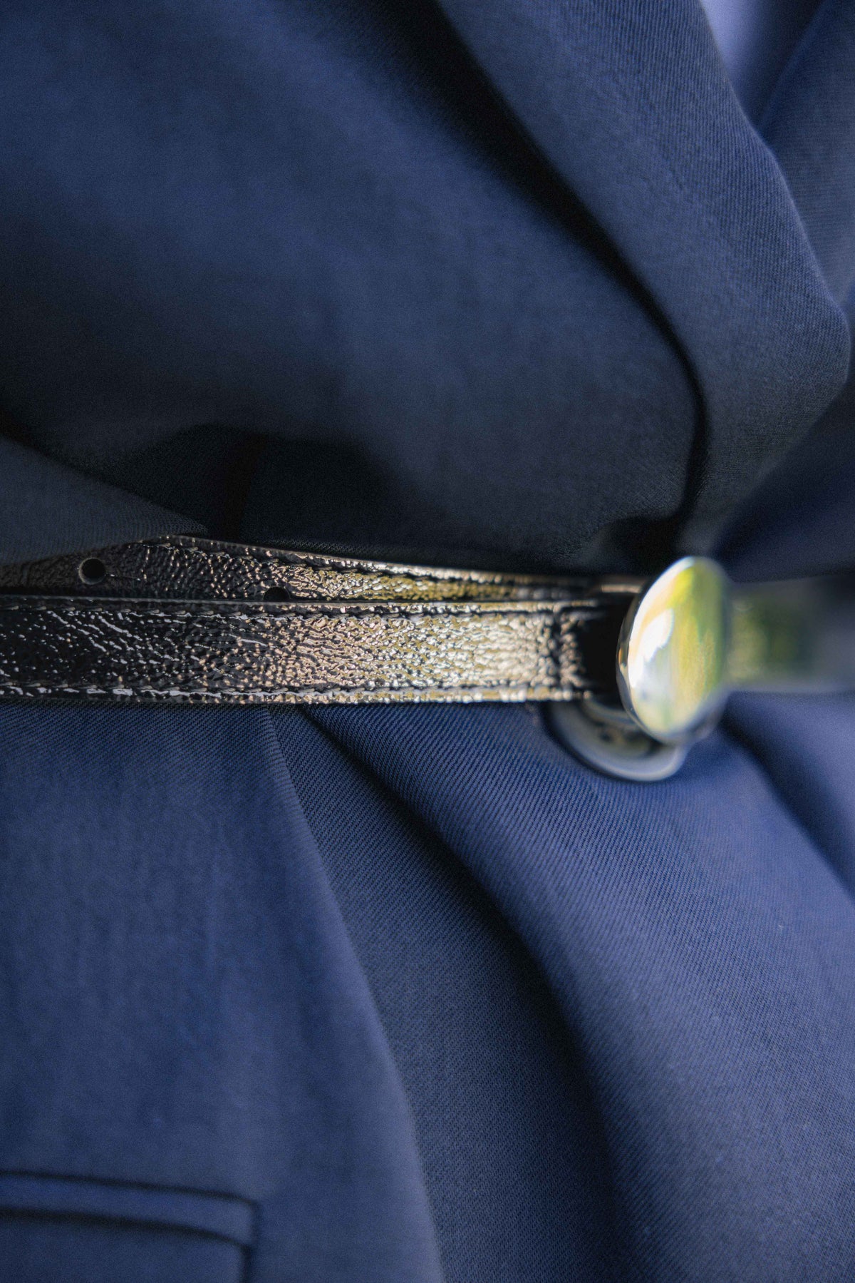 Ceinture STONY crispy Noir HERBERT FRERE SOEUR