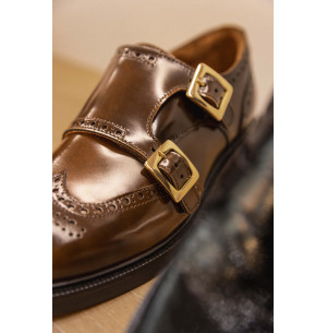 Mocassin A7017 BROWN POLIDO...